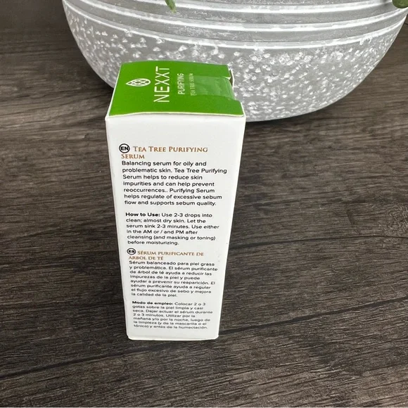 Nexxt Purifying Tea Tree Serum 10ml / 0.33 oz. FACTORY SEALED NEW IN BOX! - Picture 4 of 8
